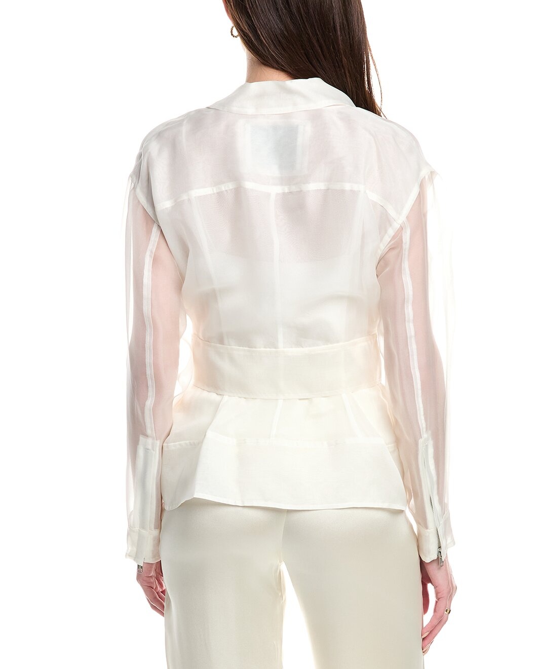 3.1 Phillip Lim Organza Silk Top - 2