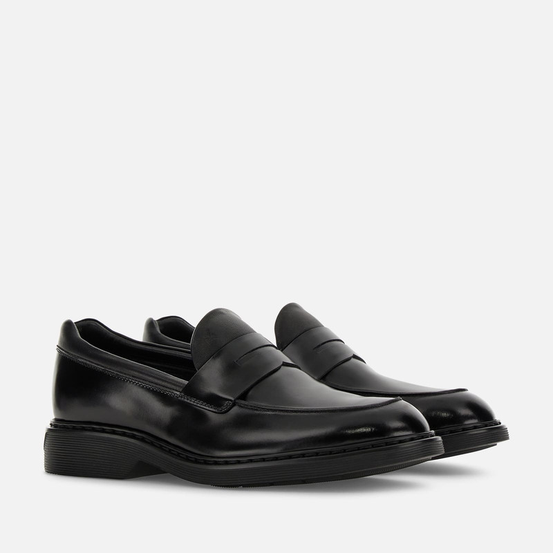 HOGAN Loafers Black outlook
