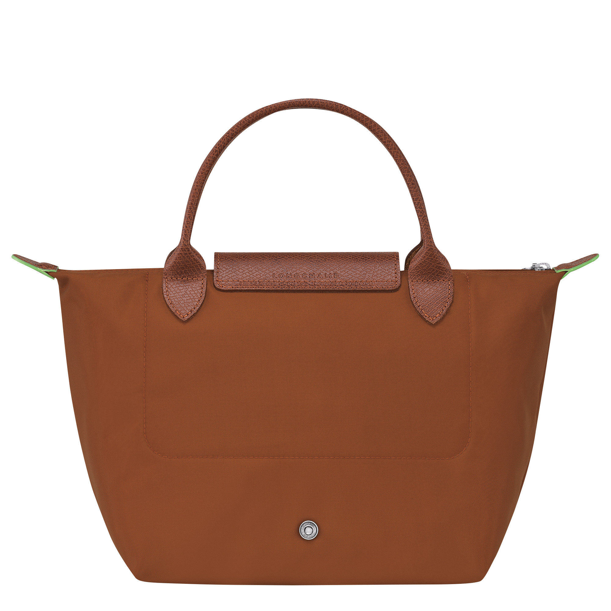 Le Pliage Green S Handbag Cognac - Recycled canvas - 4