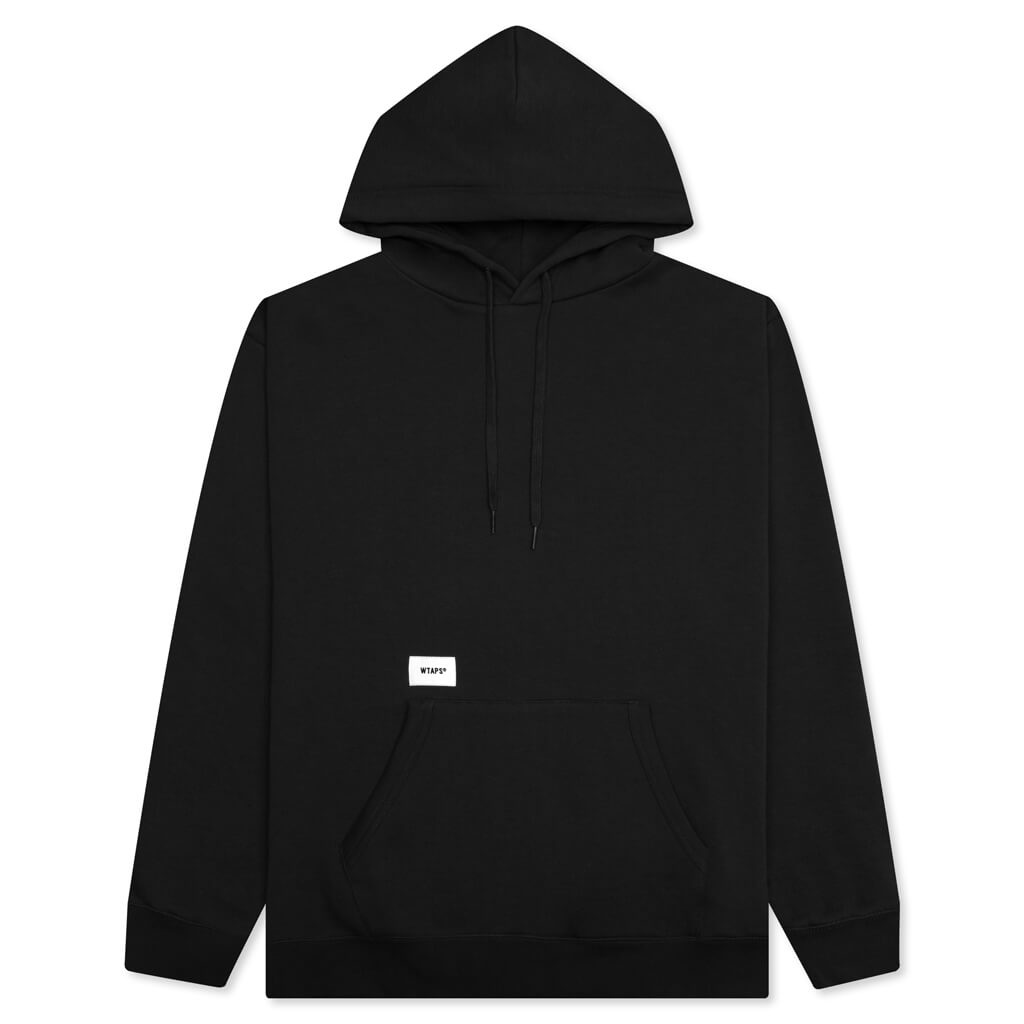 logo-print drawstring hoodie - 1