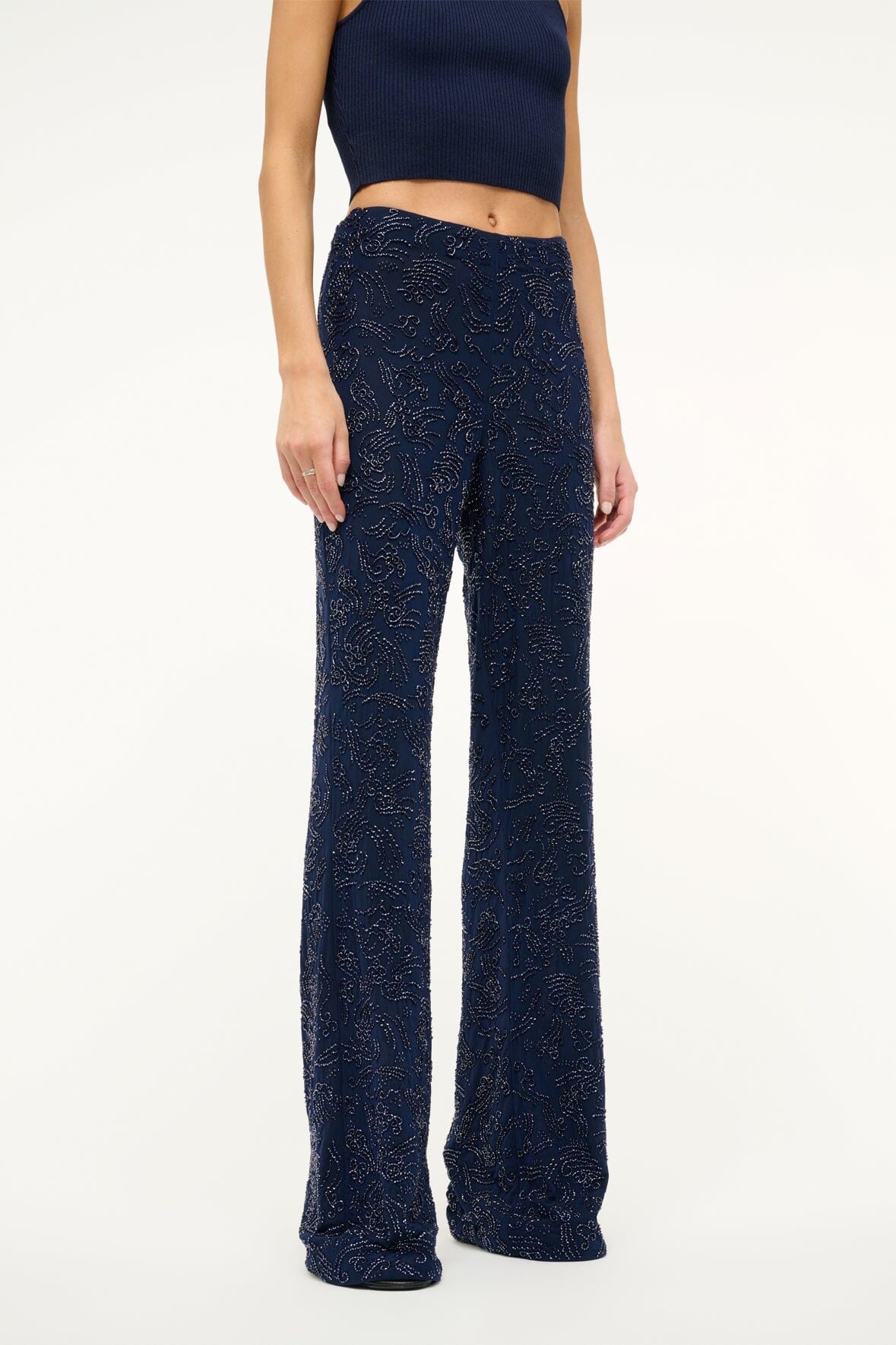 STAUD AVOLA PANT NAVY - 2