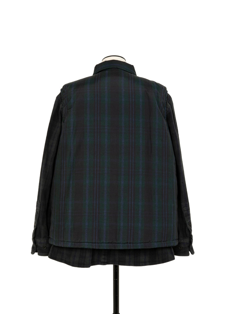 sacai Gonz Multi Patch Plaid Shirt 4