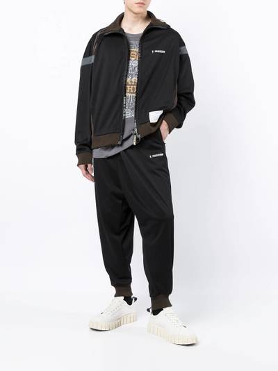 Maison MIHARAYASUHIRO logo-print zip-up jacket outlook