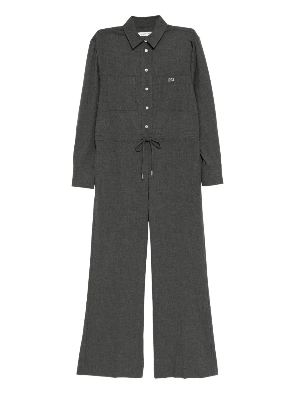 logo-embroidered jumpsuit - 1