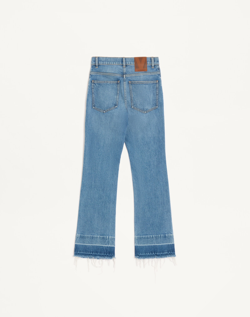 Valentino EMBROIDERED DENIM TROUSERS outlook