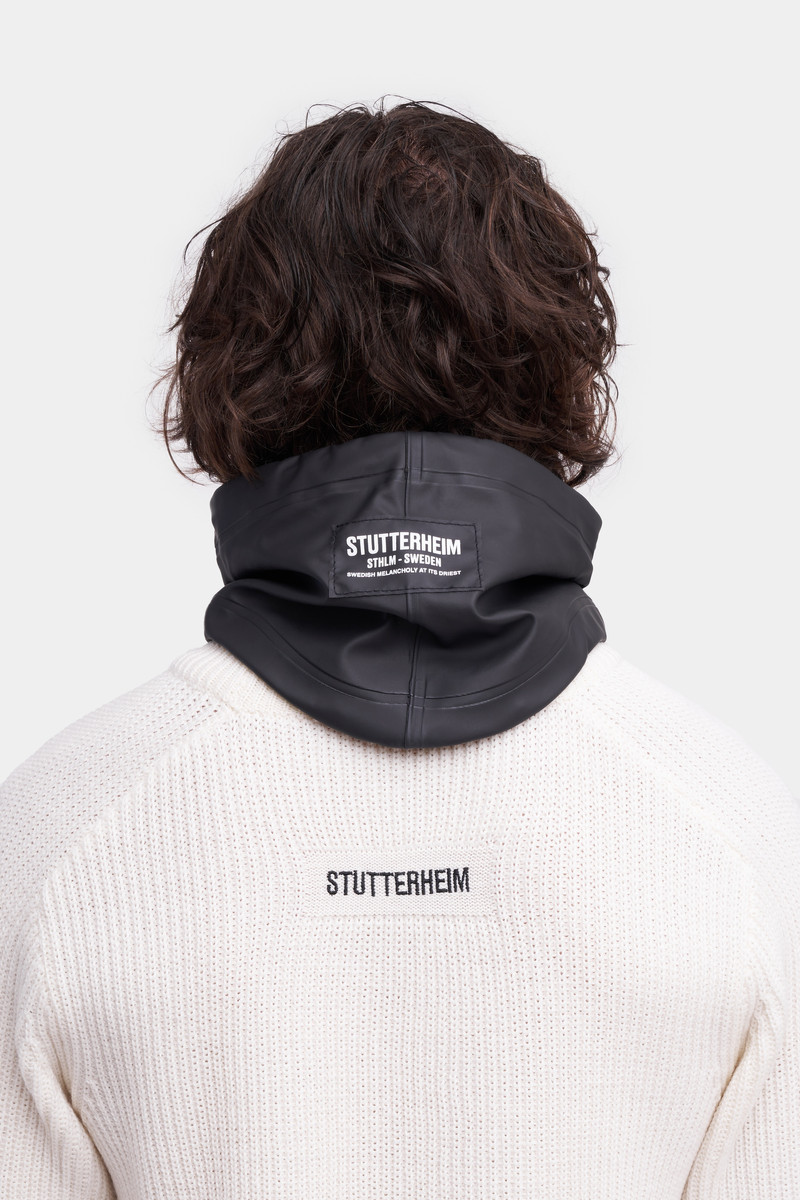 Stutterheim Rain Collar Black outlook