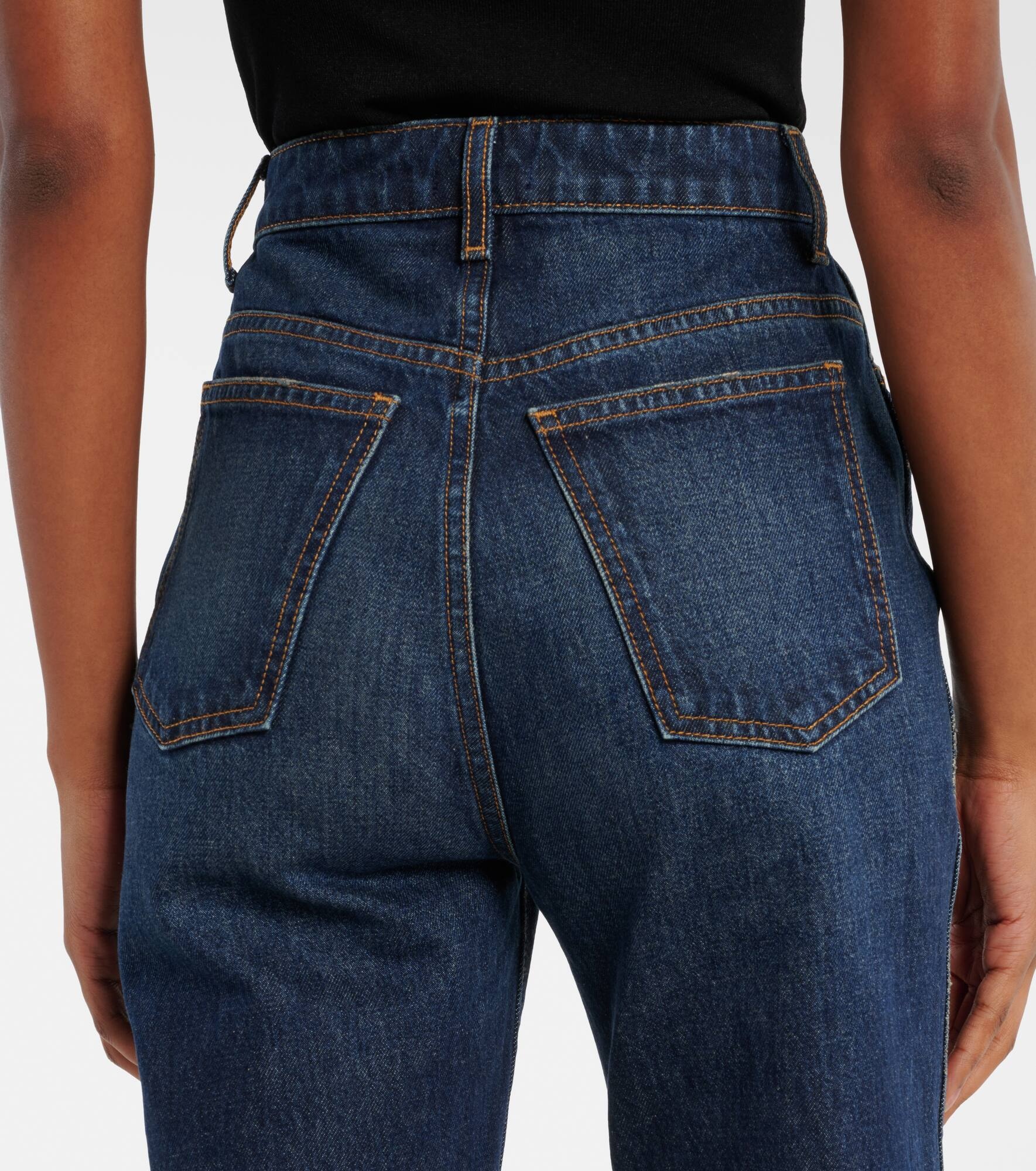 Danielle high-rise straight jeans - 6