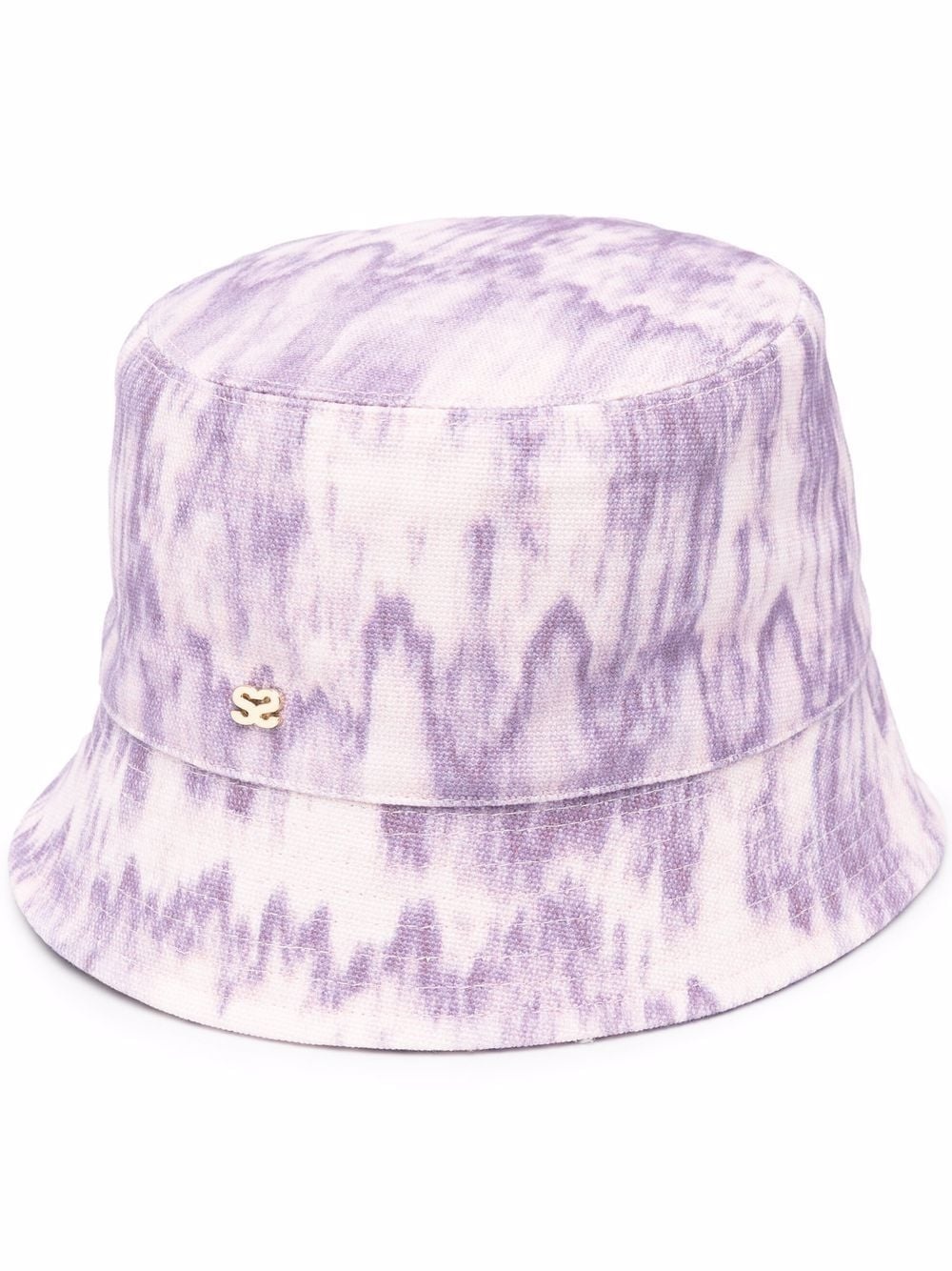 logo-plaque bucket hat - 1