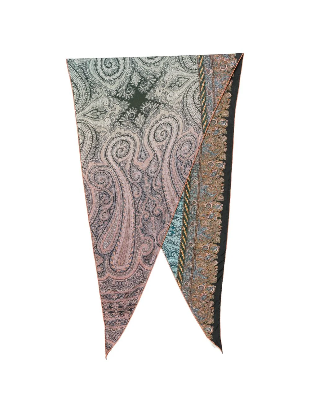 Pierre-Louis Mascia paisley-print triangular scarf - ALOEUWSW065X120LMF ...