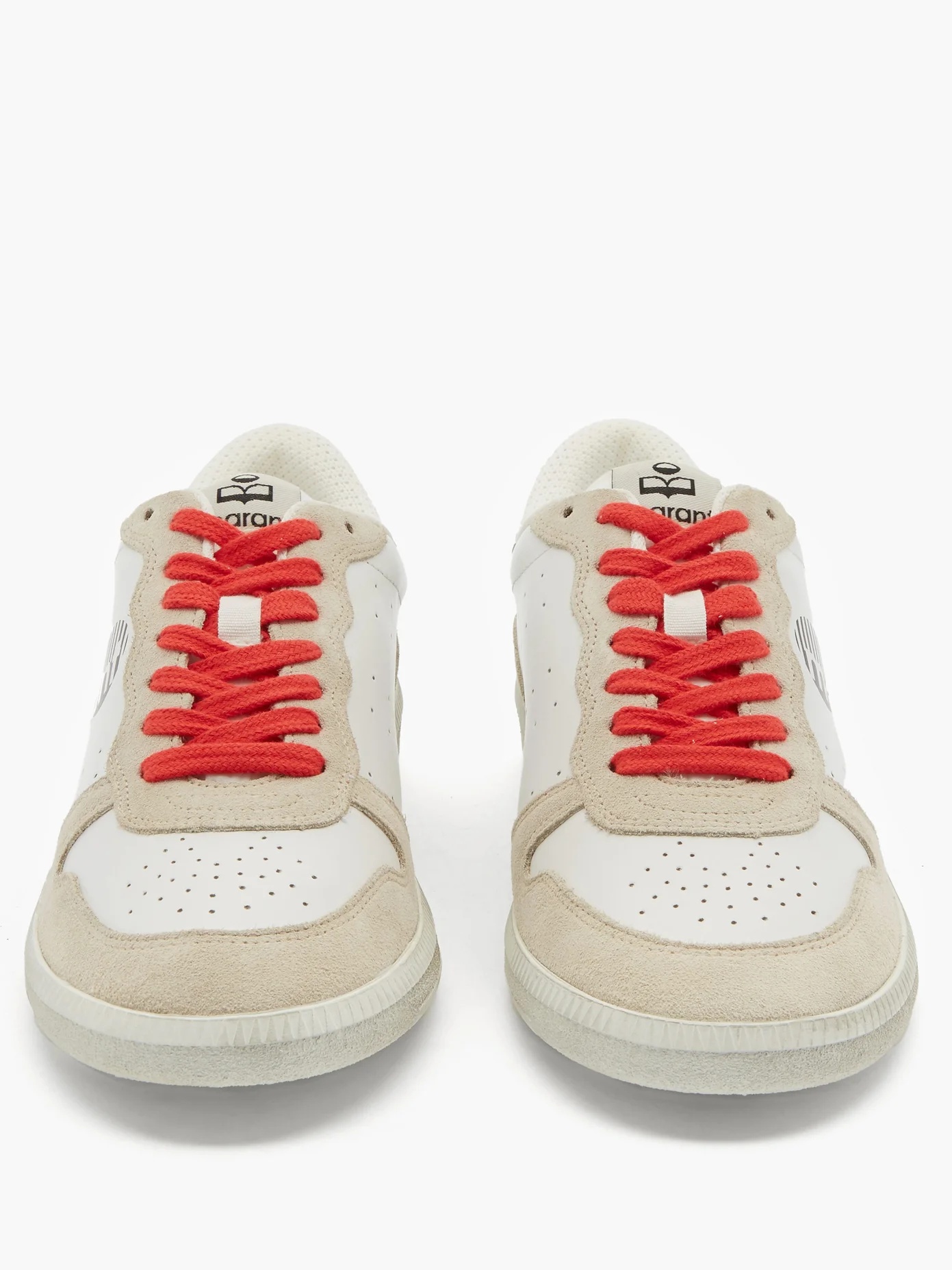 Bulian logo-print leather trainers - 5