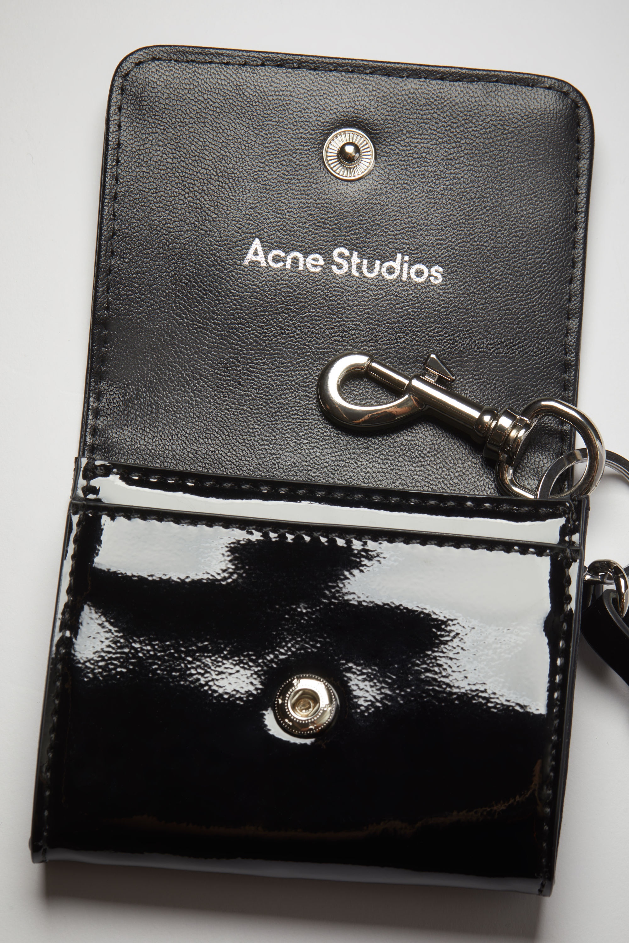 Face logo wallet - Black/black - 5