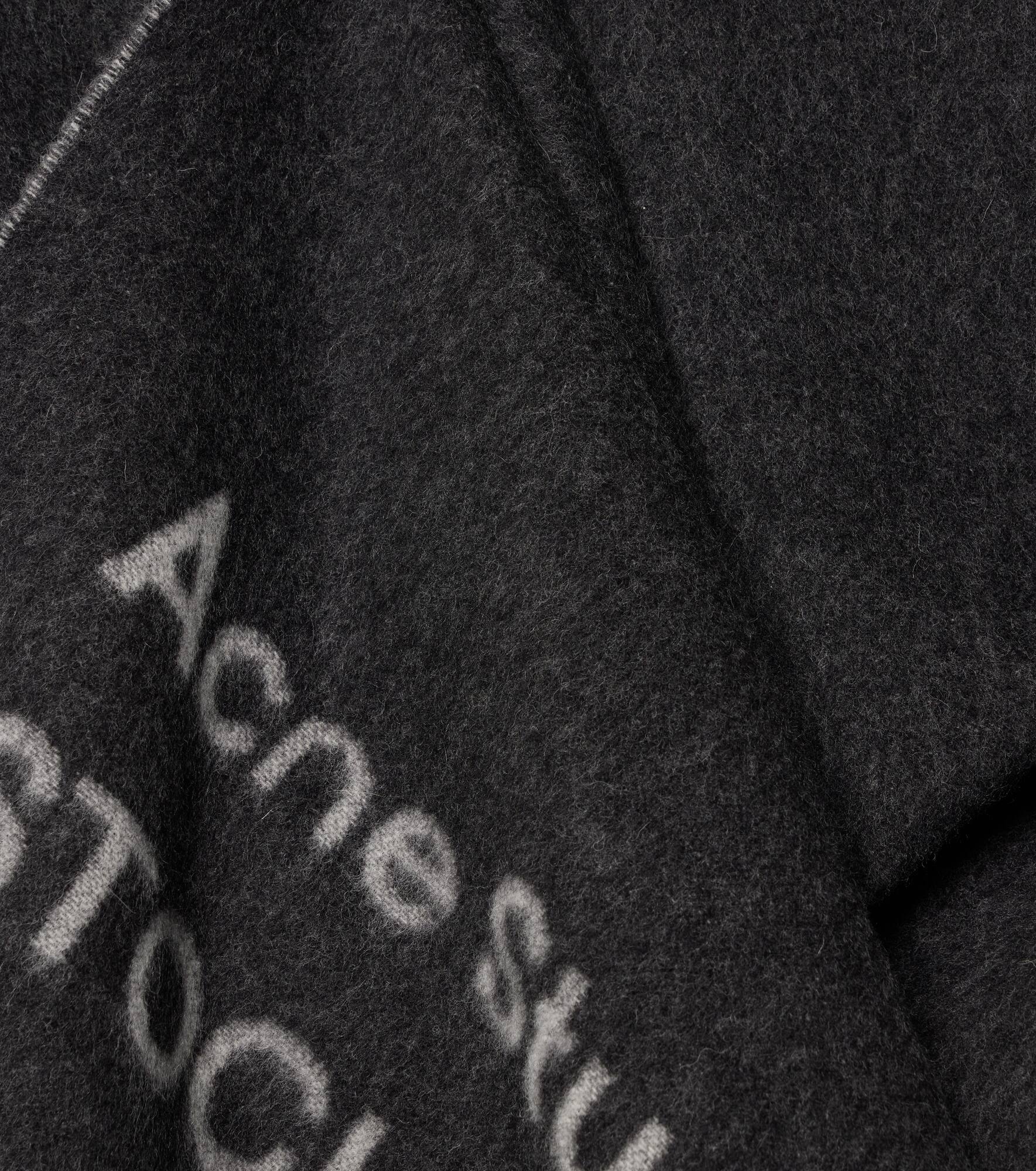 Logo wool scarf - 4