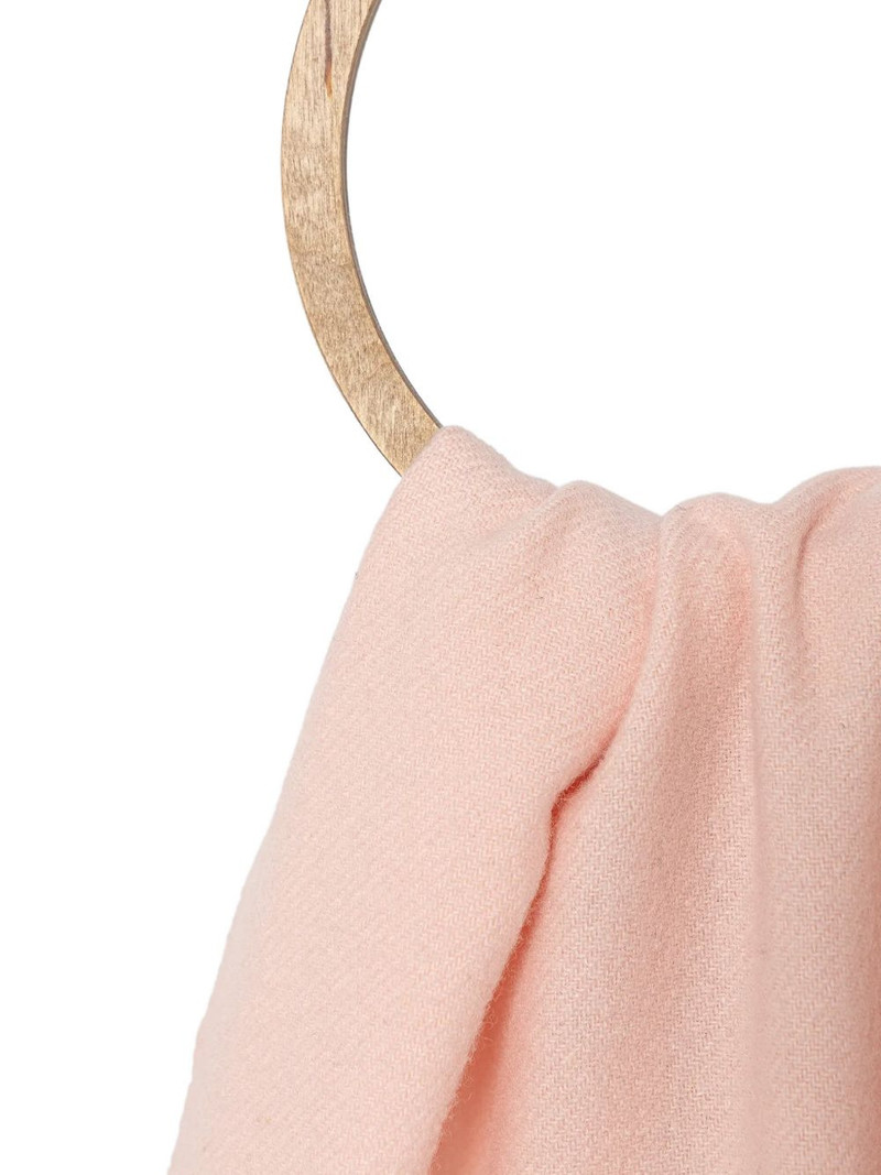 Moschino Teddy Bear fringed scarf outlook