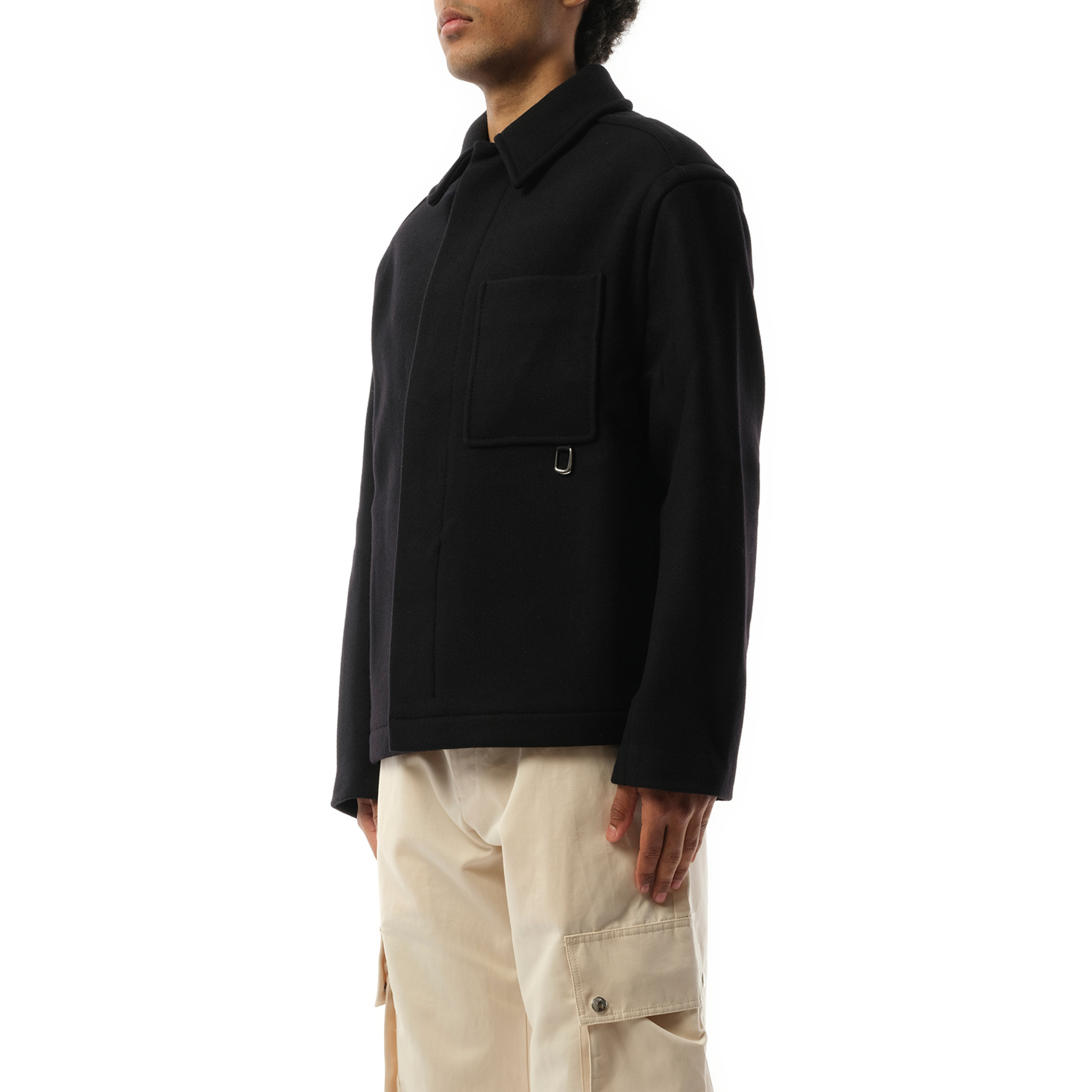 Le Manteau Court Jacket in Black - 5