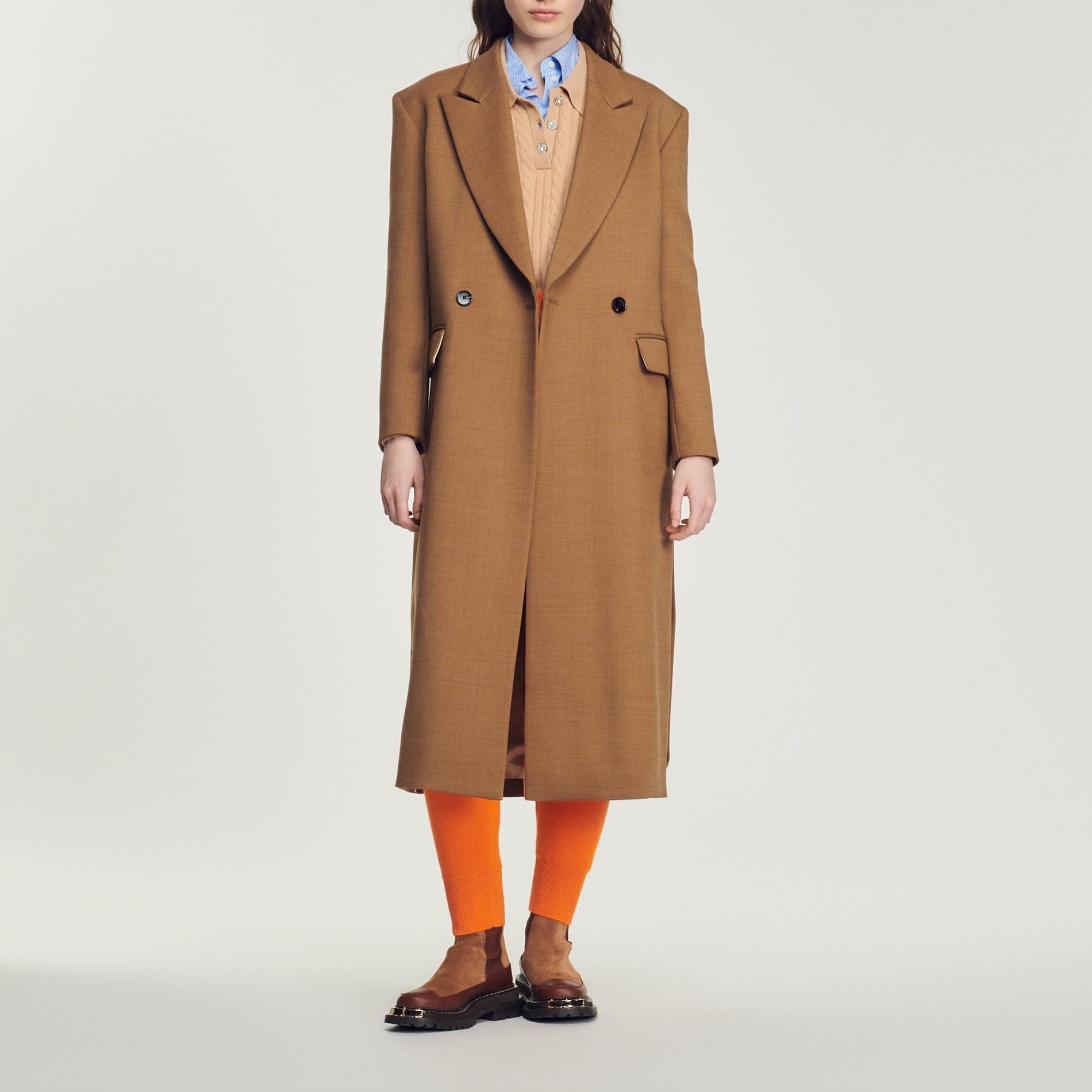 Oversized straight-cut coat - 3