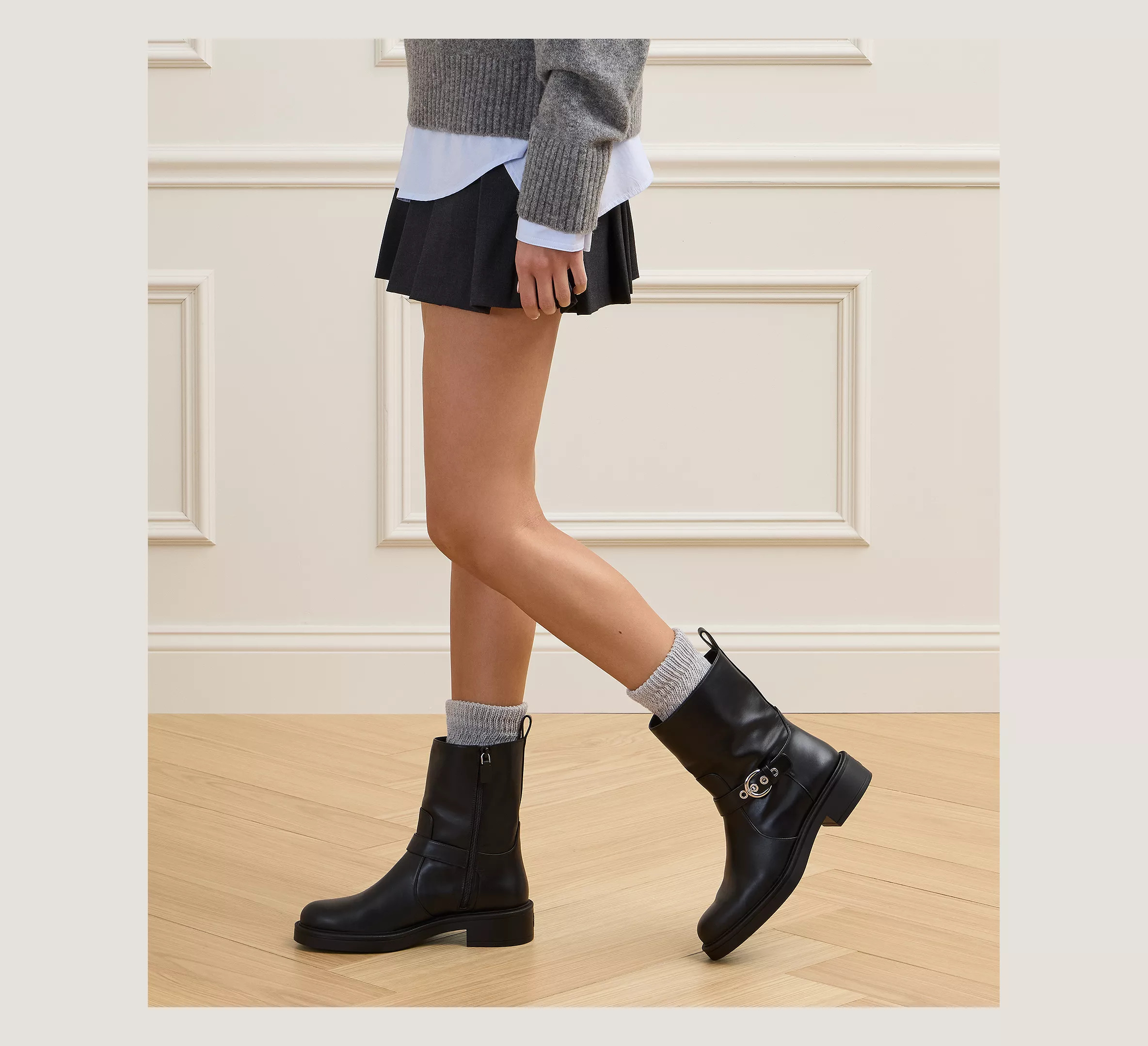 CHRYSTIE ZIP BOOTIE - 3