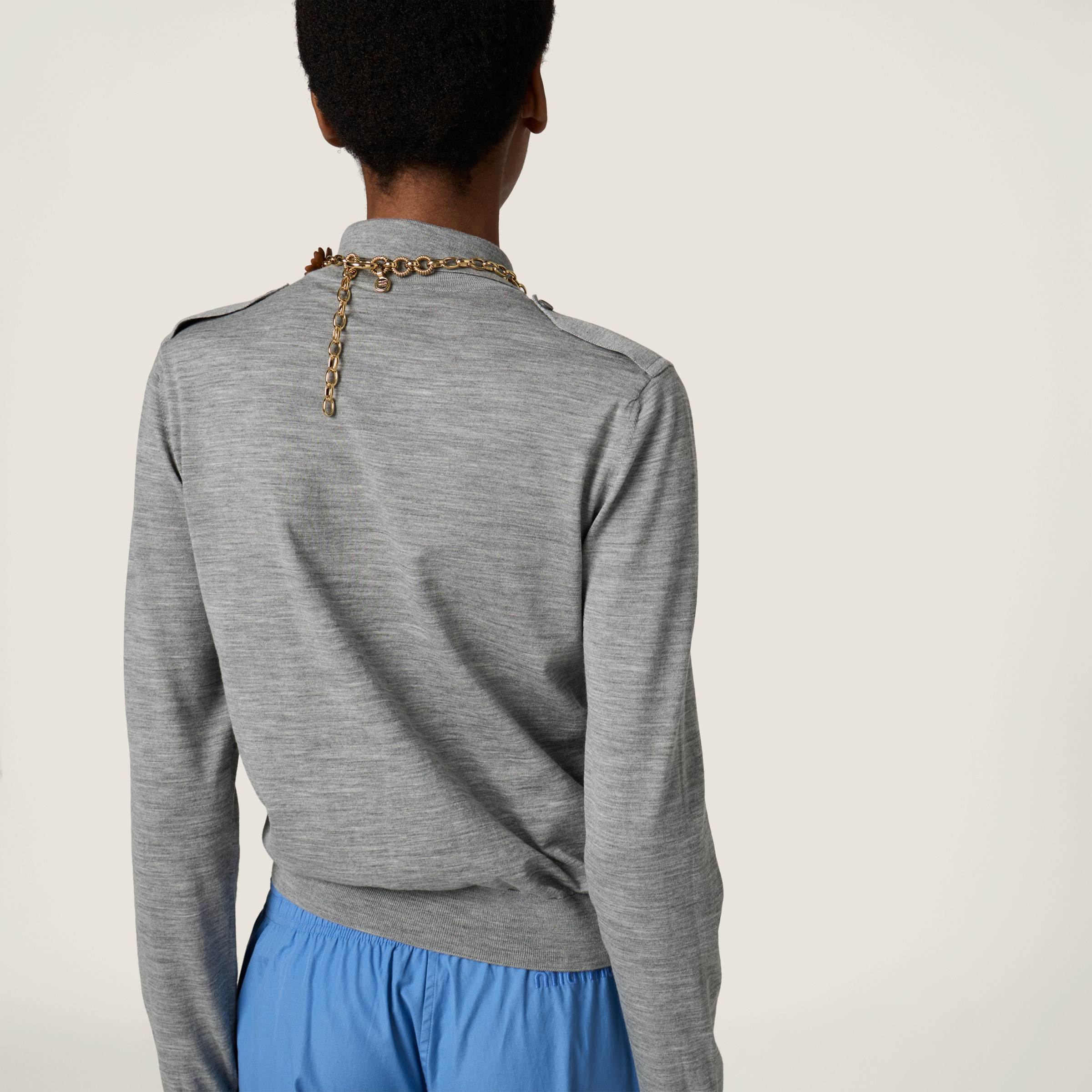 Wool cardigan - 3