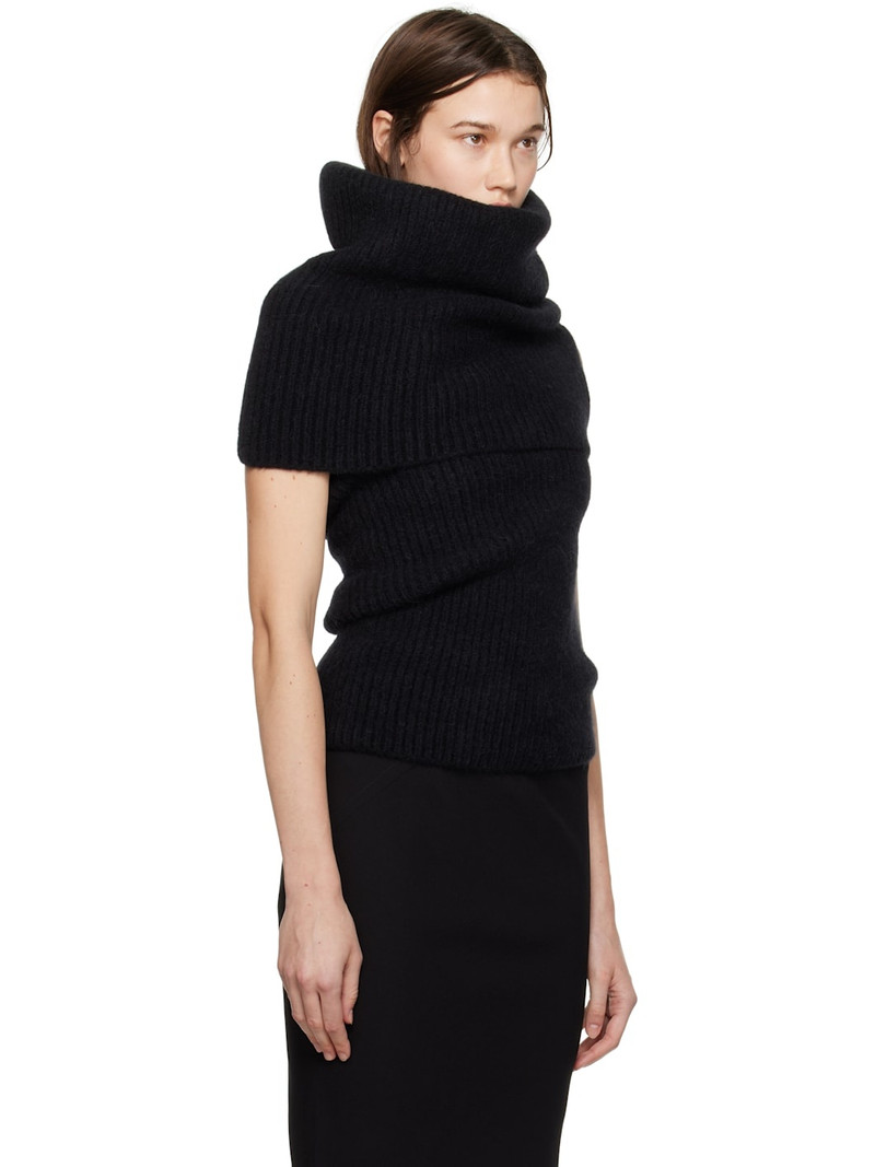 Black Porterville DBL Banded Turtleneck 2