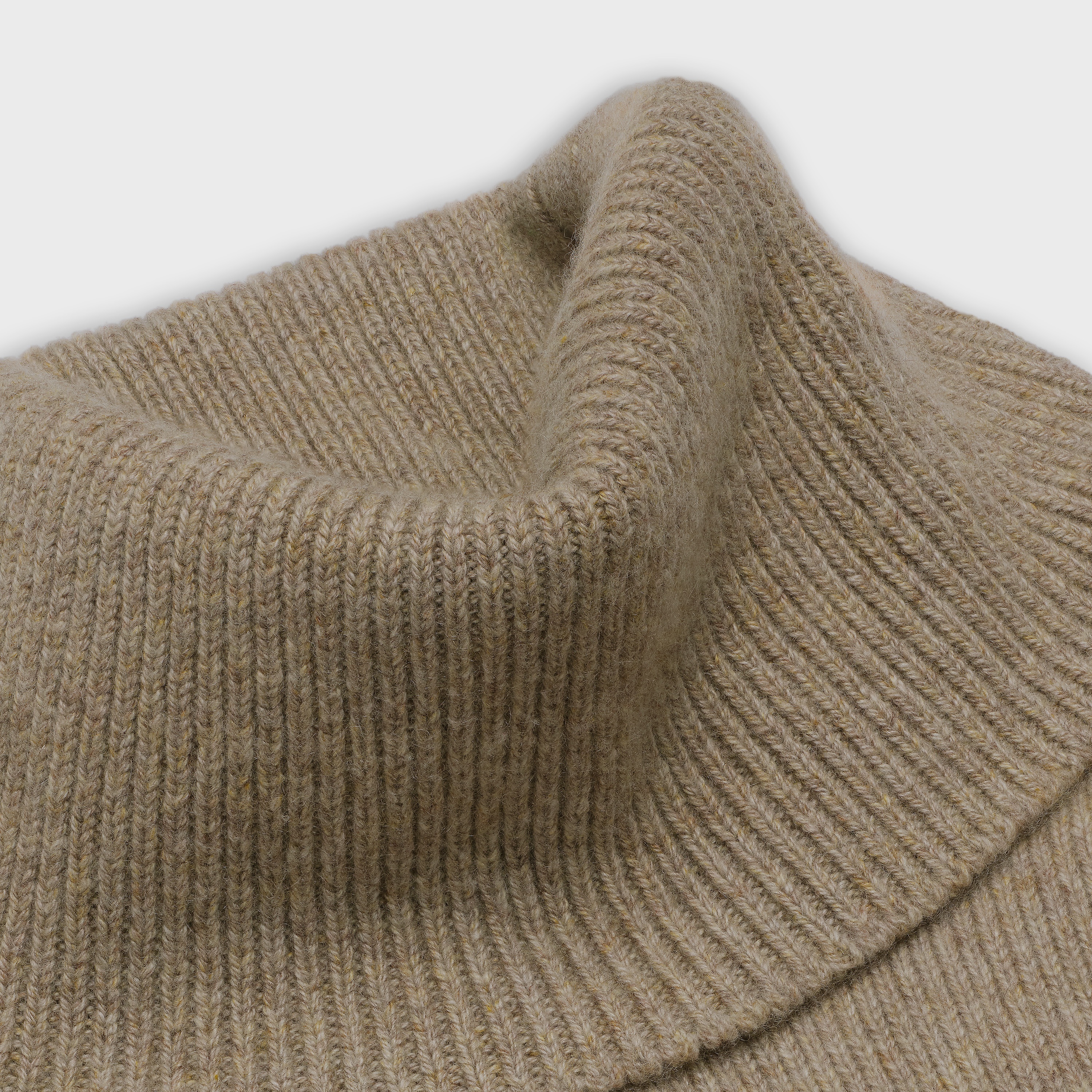 COWL NECK SWEATER IN SEAMLESS CASHMERE - 3