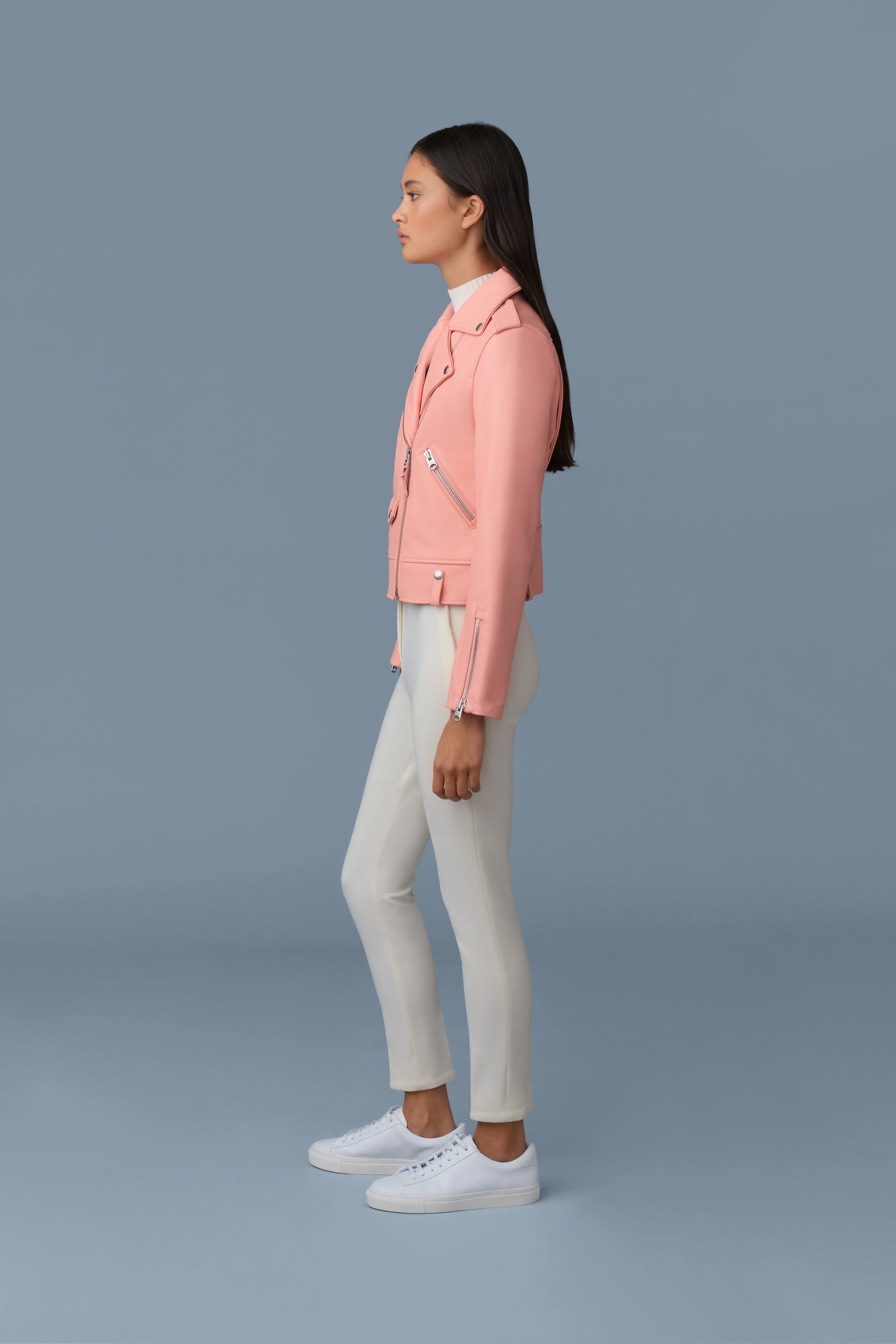 BAYA (R) Leather biker jacket - 3
