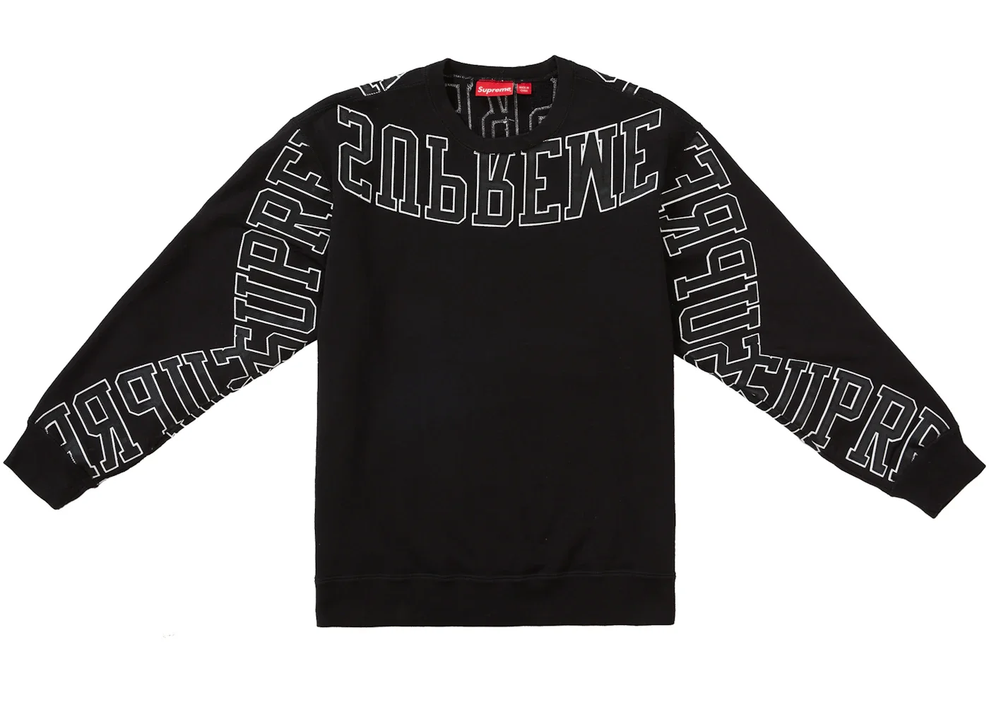 Supreme Multi Arc Crewneck Black - 1