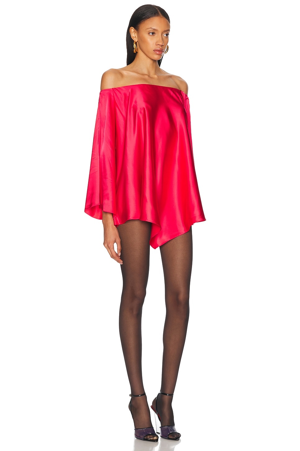 Satin Mini Dress - 2