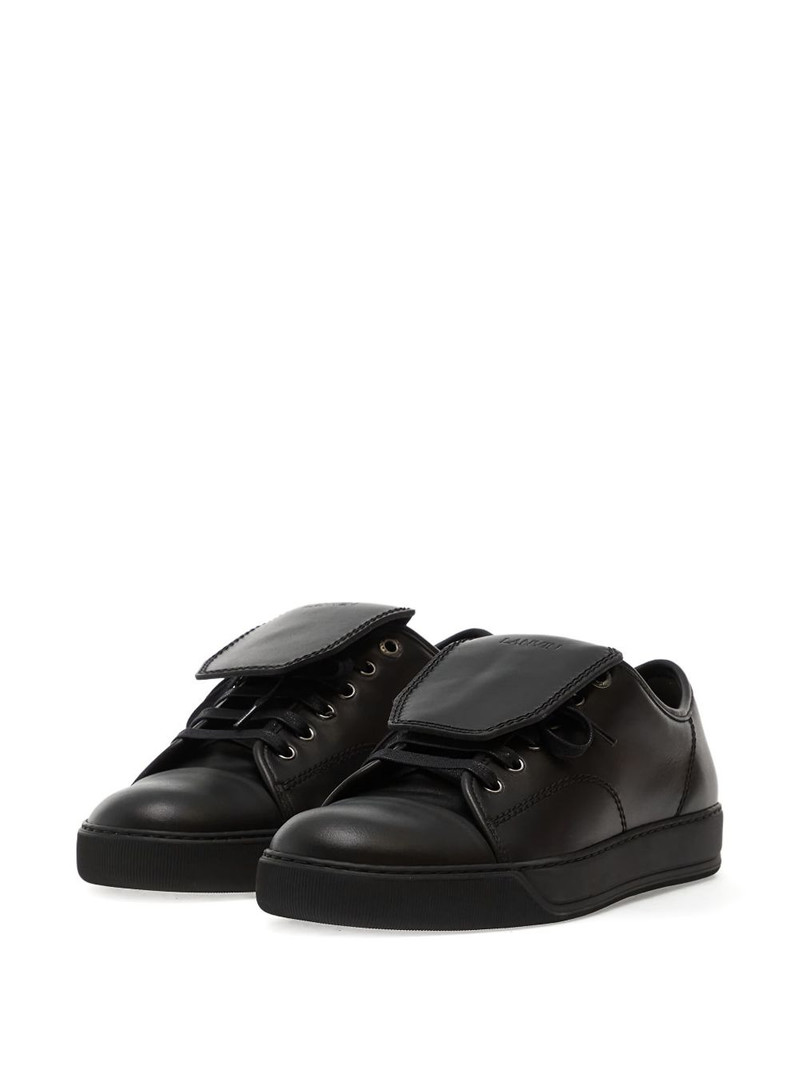 Lanvin DBB1 flap leather sneakers outlook