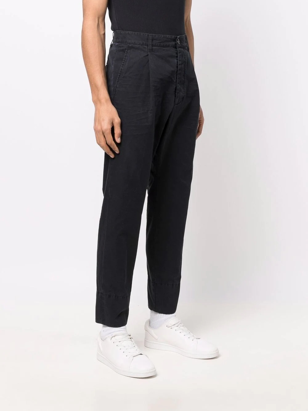 straight-leg chino trousers - 3