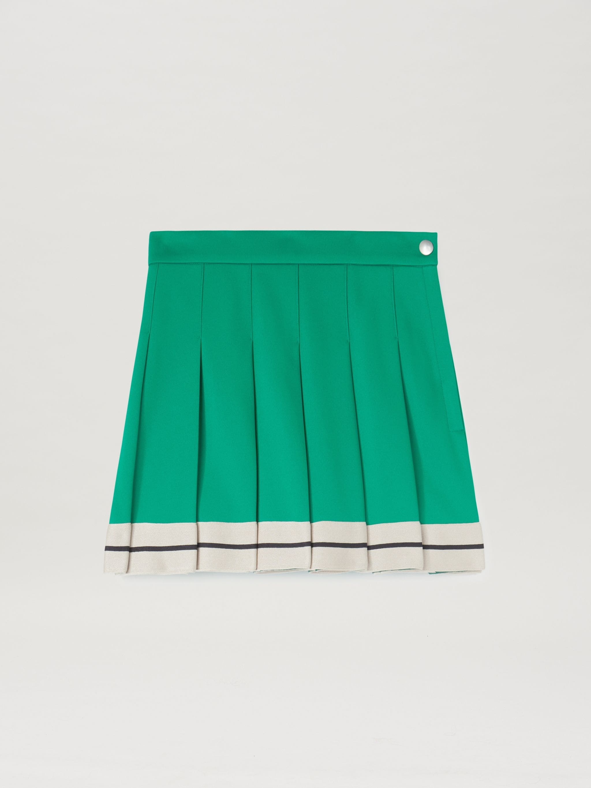 TRACK PLEATED SKIRT - 1