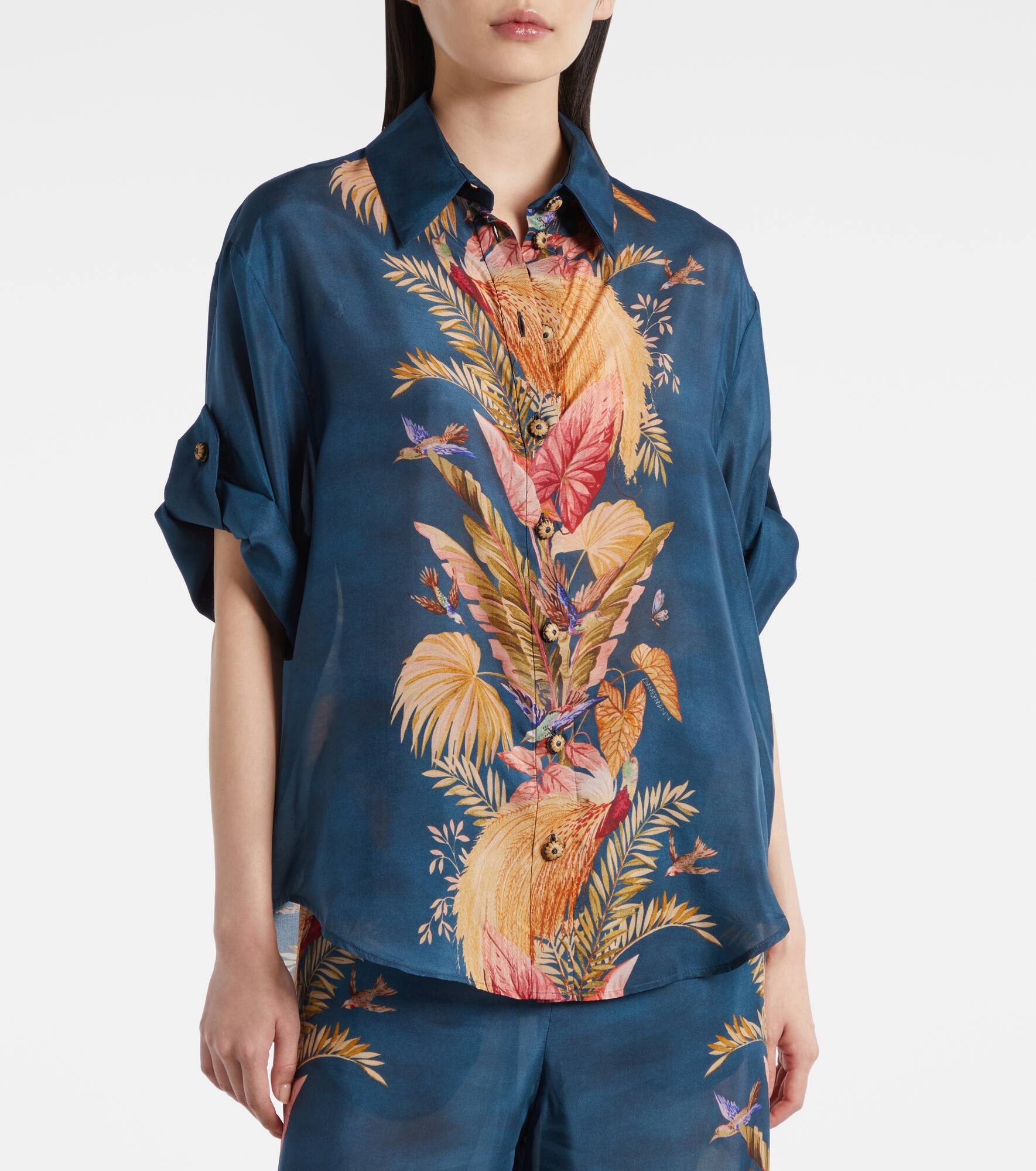 Ascension printed silk shirt - 6