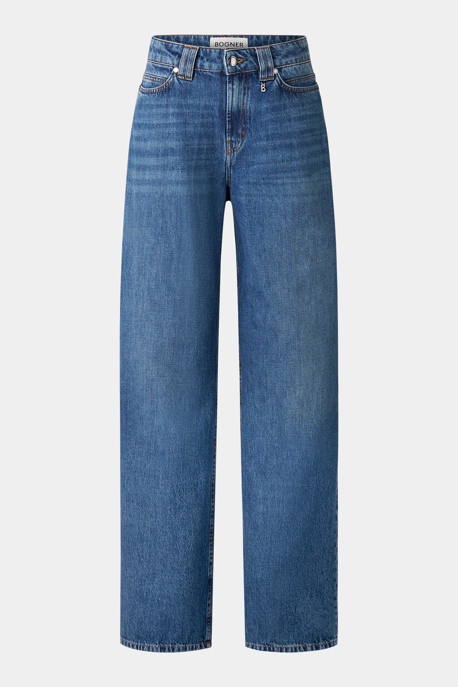 Dyna Jeans in a wide-leg fit in Denim blue - 1