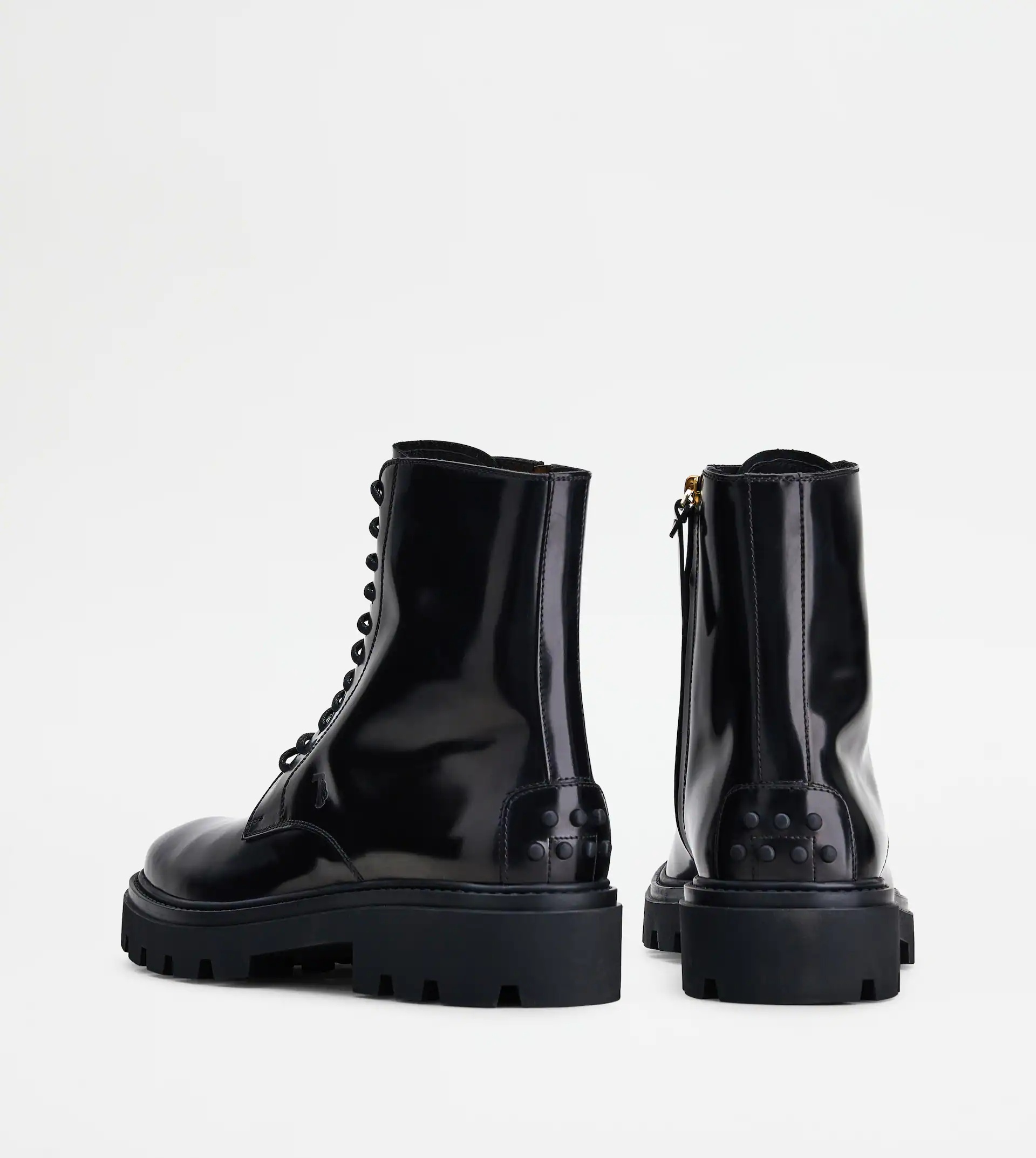 BOOTS IN LEATHER - BLACK - 3
