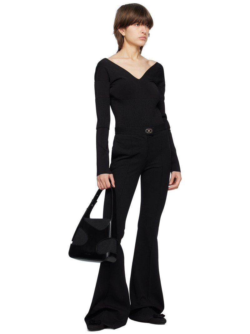 FERRAGAMO Black Varina Ballerina Flats outlook