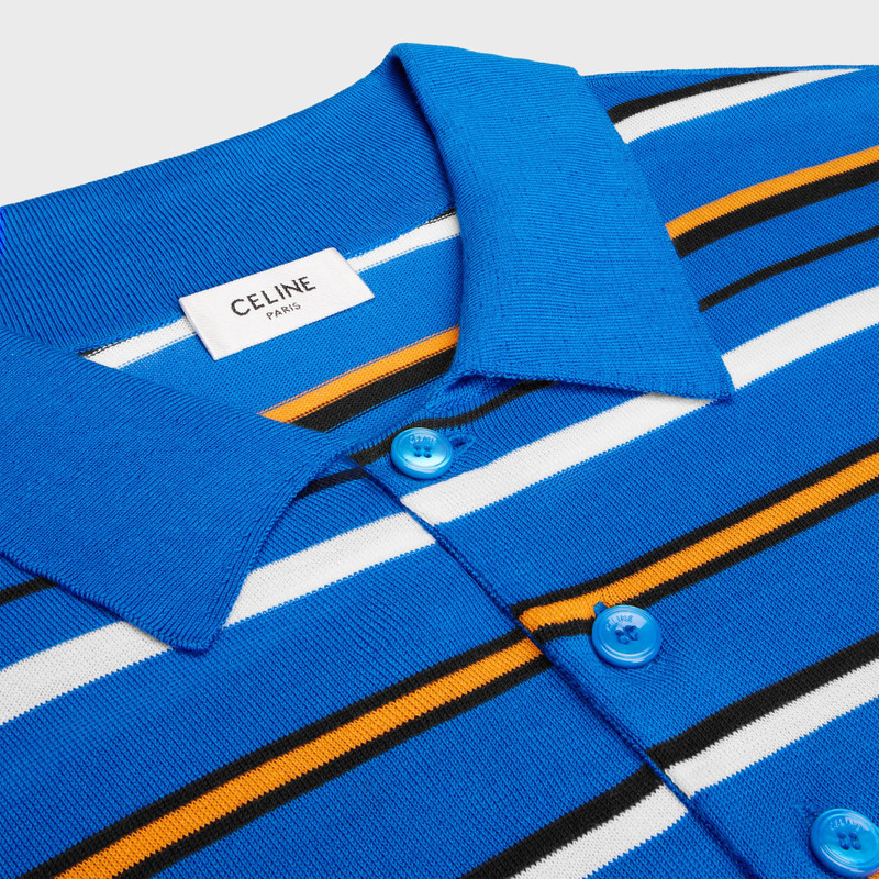 short-sleeved polo sweater IN fine cotton 3