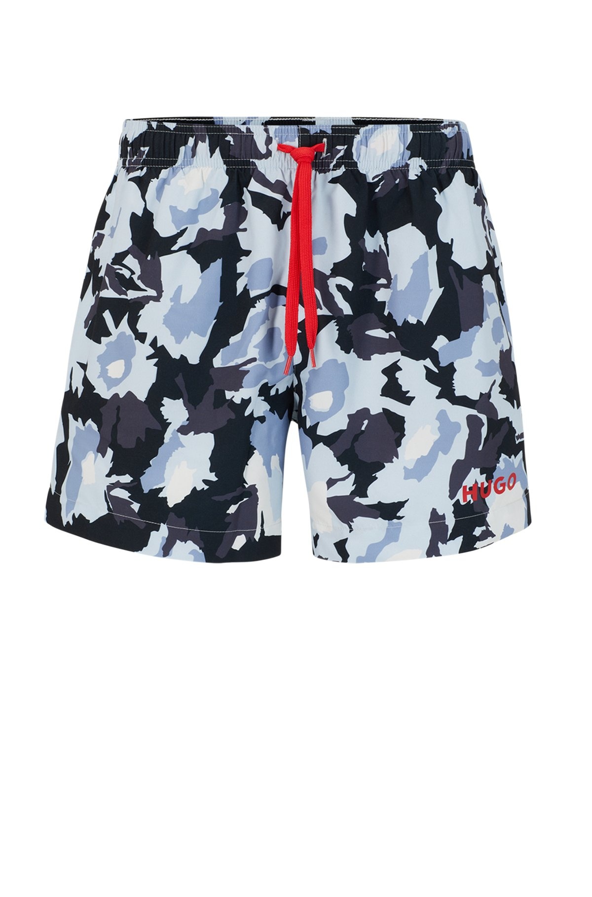 QUICK-DRY PRINTED SWIM SHORTS - 1