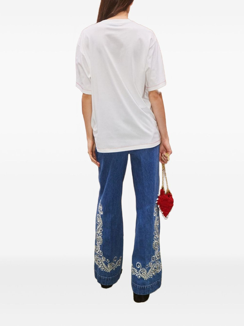 ALÉMAIS Contessa heart-print T-shirt outlook