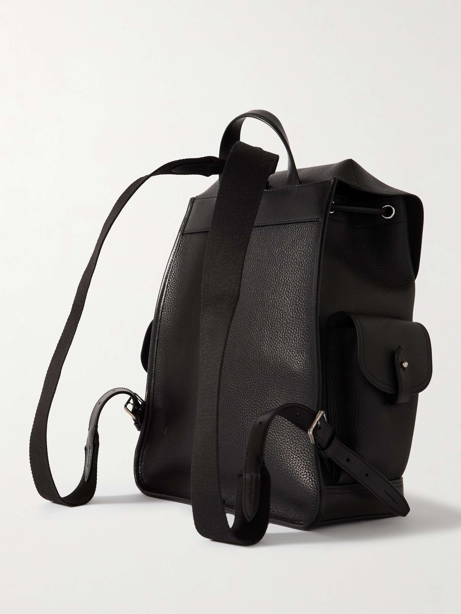 Heritage Pebble-Grain Leather Backpack - 4