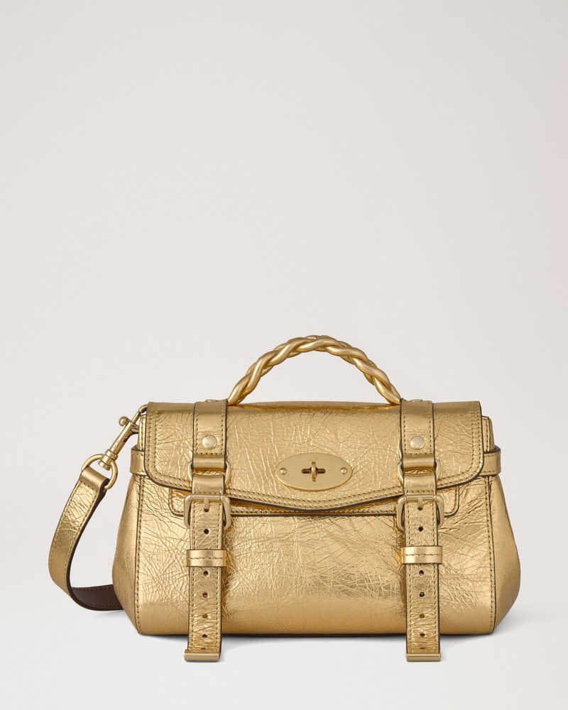 Mini Alexa Somerset Gold Crinkled Metallic 1