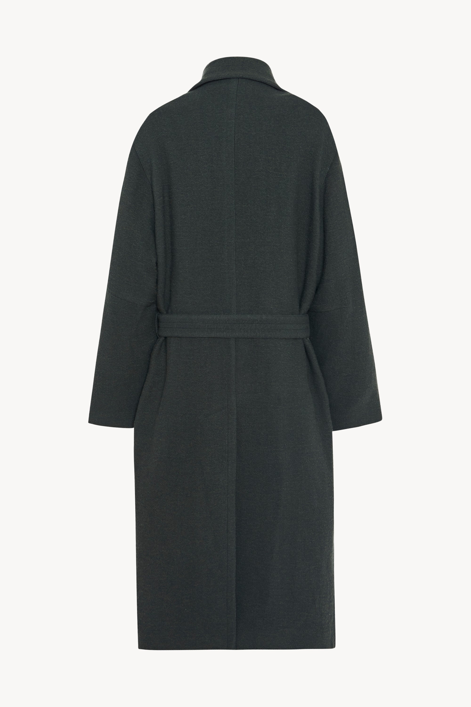 Beyza Coat in Virgin Wool and Linen - 3