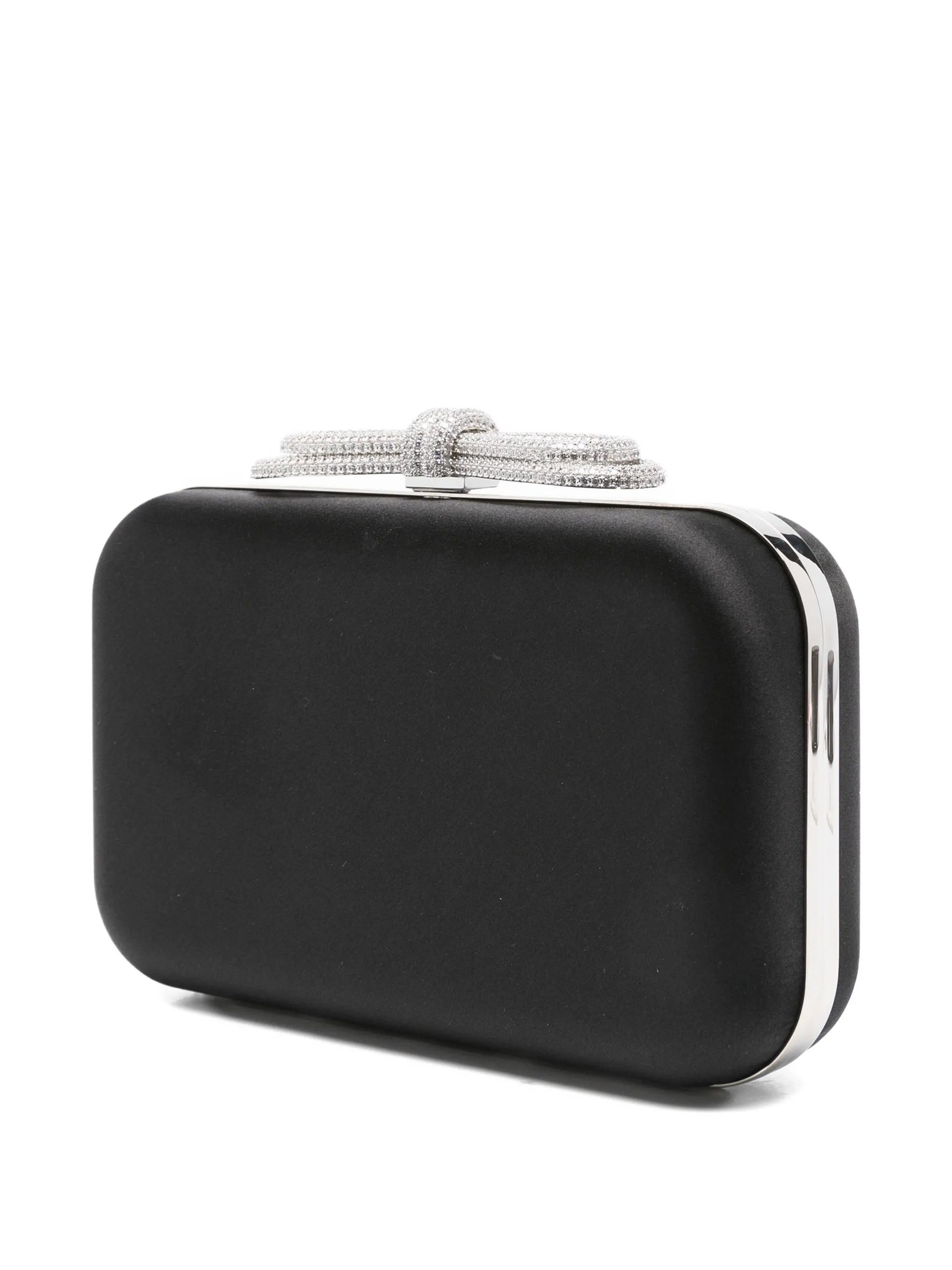 Mach & Mach Crystal-embellished Bow Clutch - 4