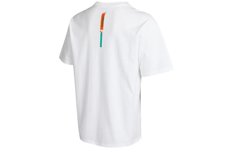 Converse Converse Star Chevron Printing Sports Round Neck Short Sleeve T-Shirt 'White' 10022774-A01 outlook