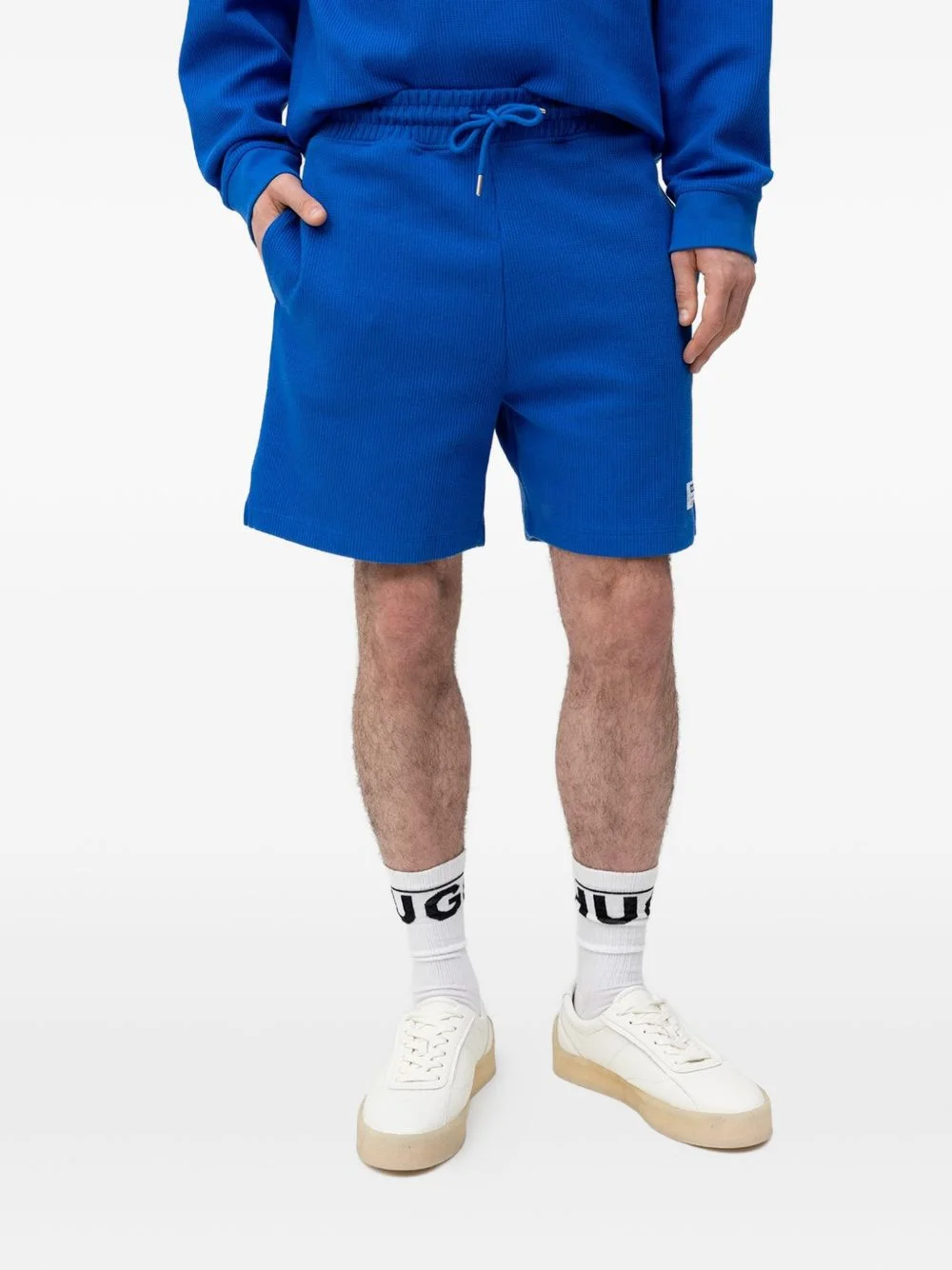 drawstring-fastening shorts - 1