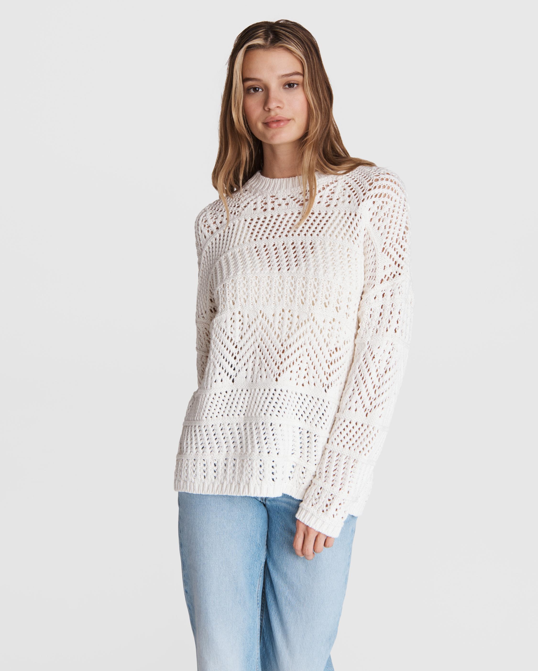 Renee Cotton Novelty Crew
Relaxed Fit Sweater - 2