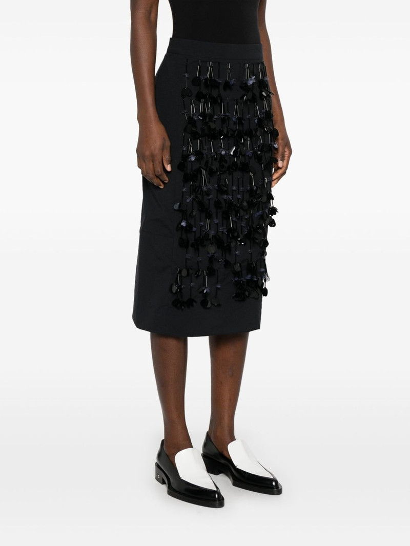 sequin-detail panama midi skirt 3