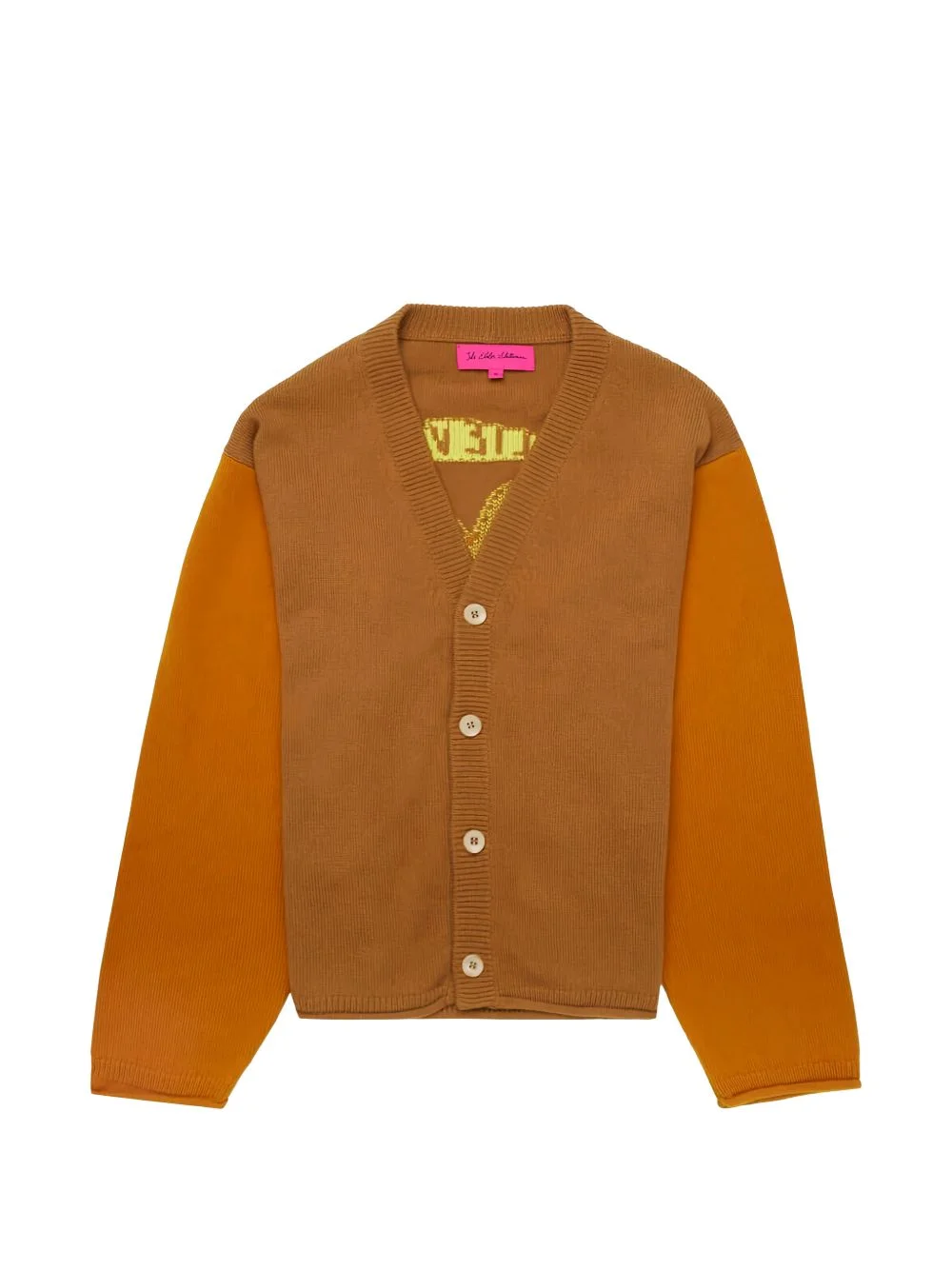 Love And Aliens jacquard cashmere cardigan - 1