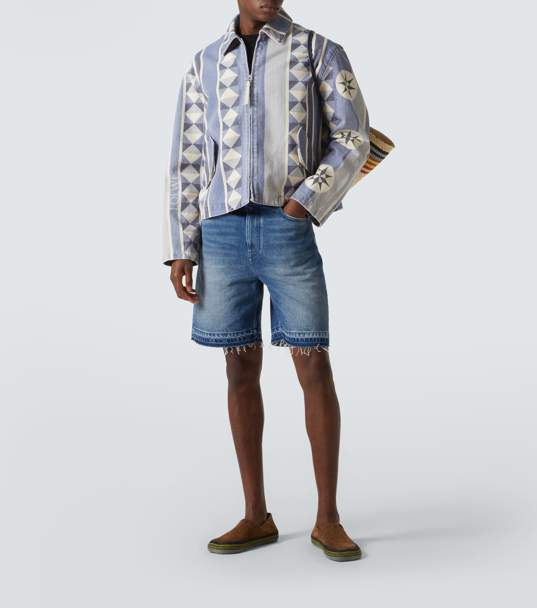 Paula's Ibiza printed denim blouson - 2