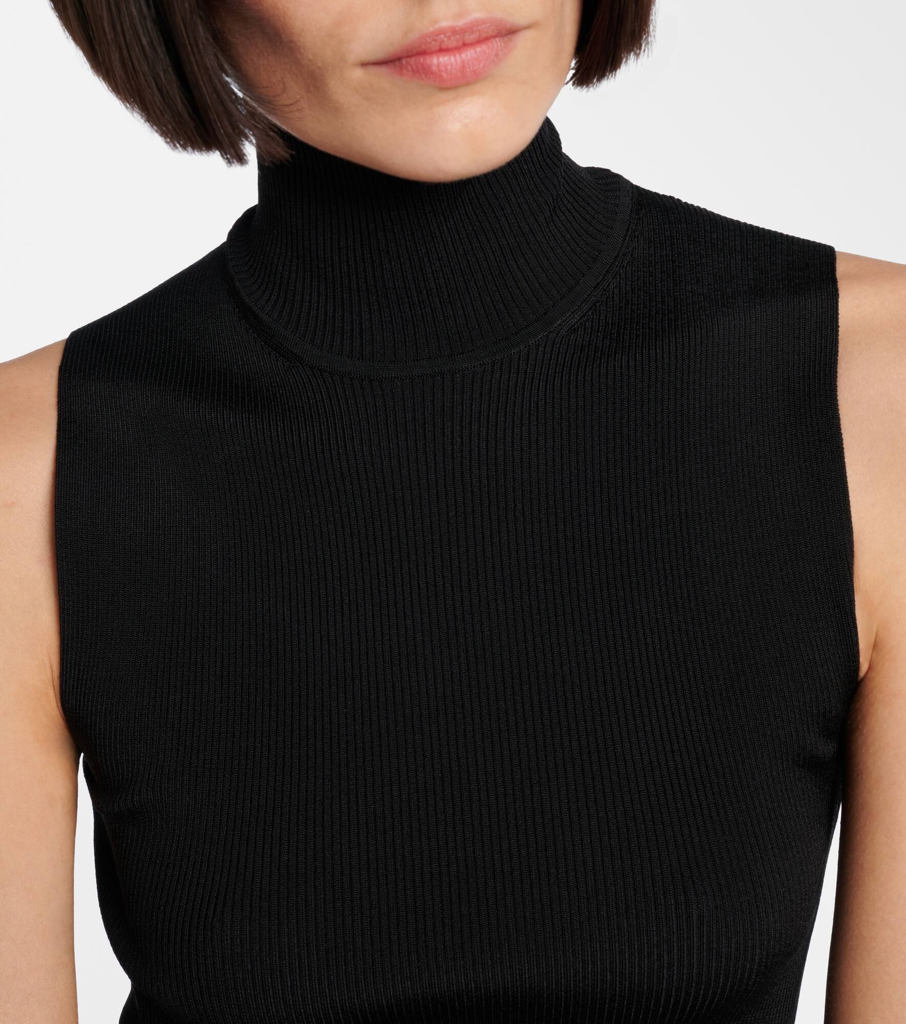 Benita ribbed-knit turtleneck top - 4