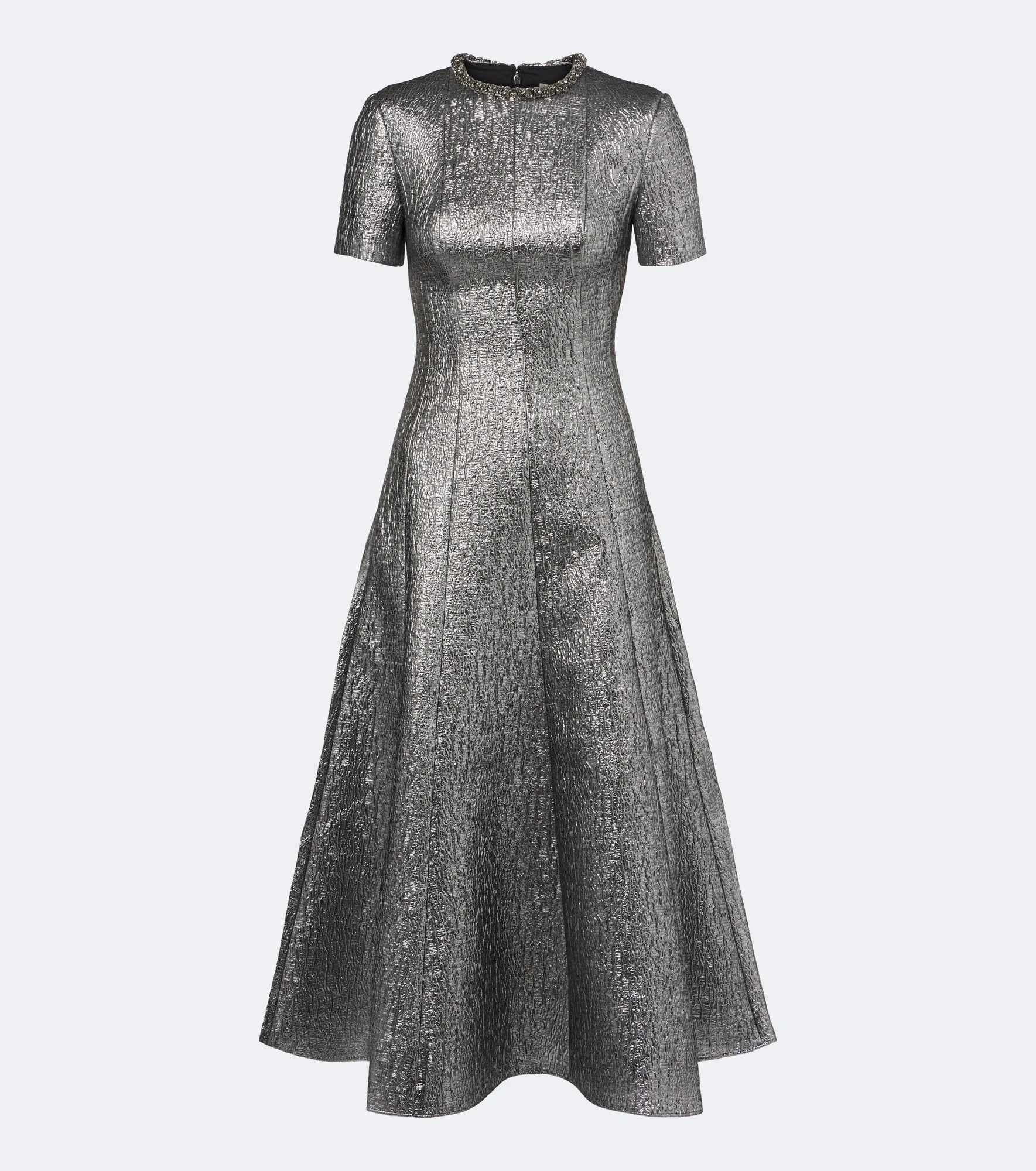 Lamé jacquard maxi dress - 1
