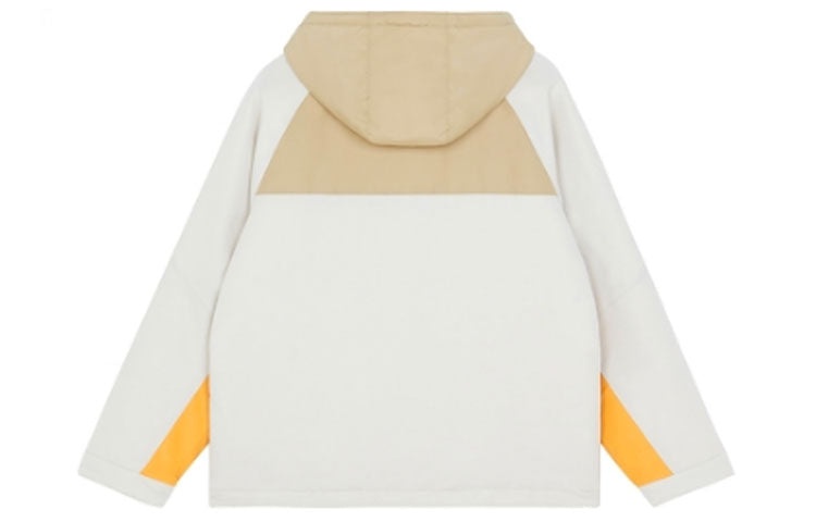 New Balance Trendy Color Block Jacket 'Beige White Yellow' AMJ13330-AUL - 2