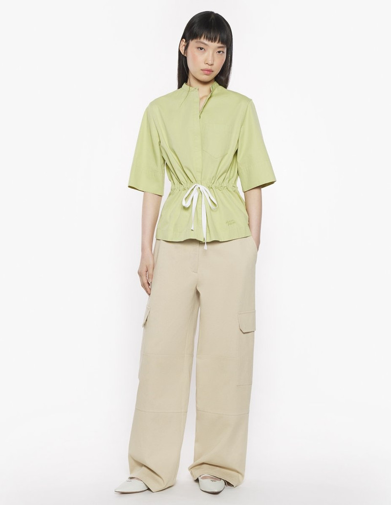 Maison Kitsuné SHORT SLEEVE TIED SHIRT outlook